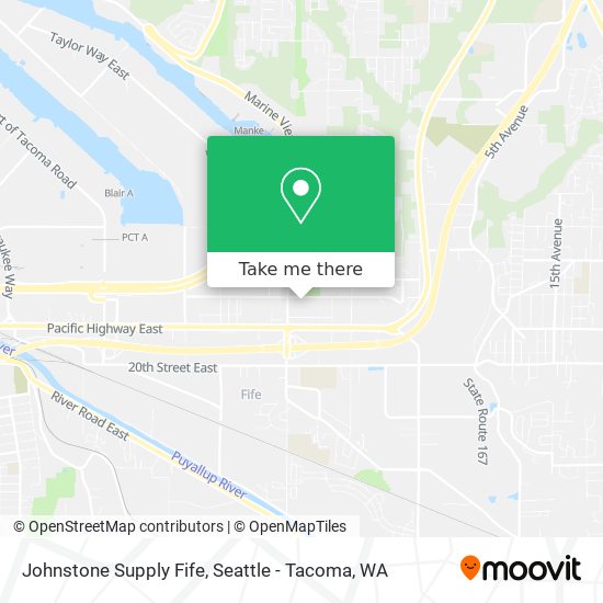 Mapa de Johnstone Supply Fife