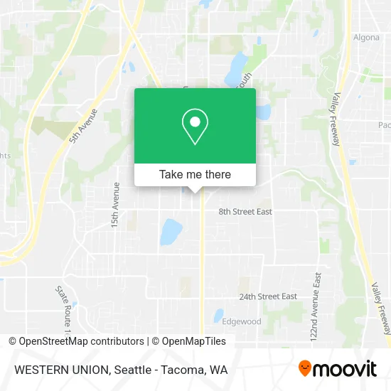 WESTERN UNION map