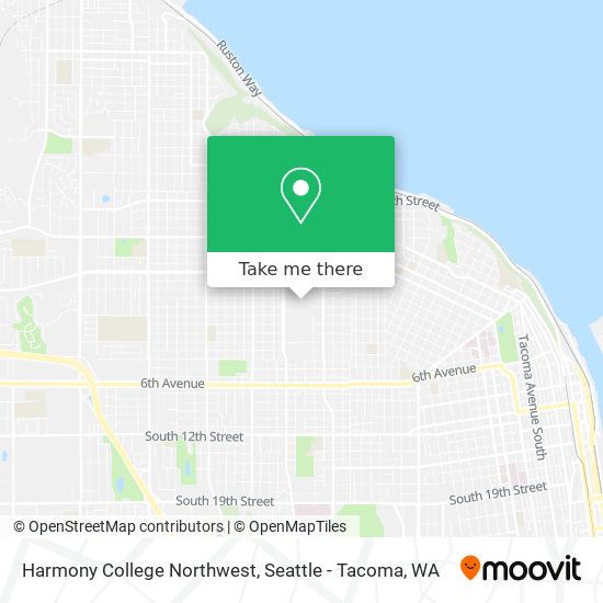 Mapa de Harmony College Northwest