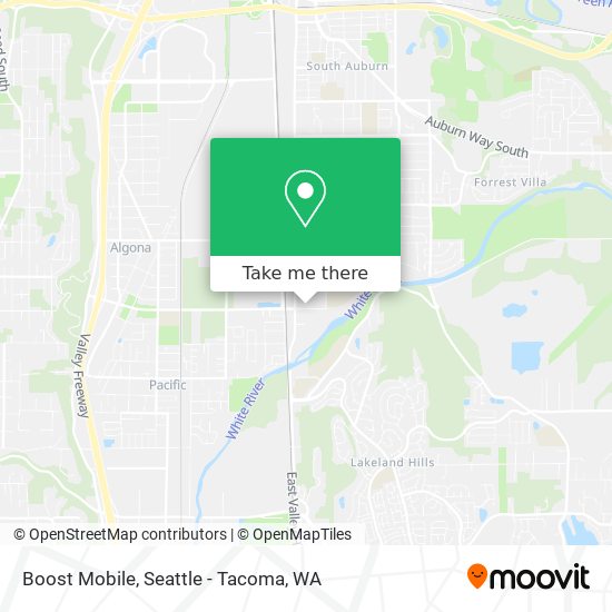 Boost Mobile map