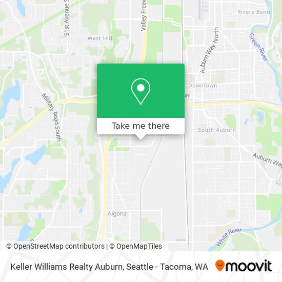 Keller Williams Realty Auburn map