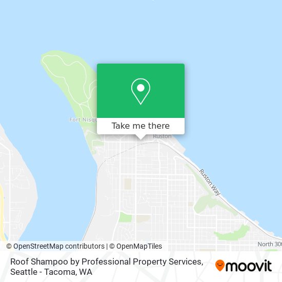 Roof Shampoo by Professional Property Services map