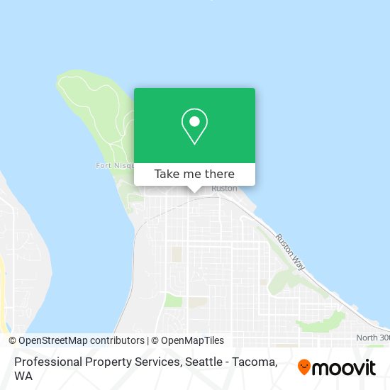 Professional Property Services map