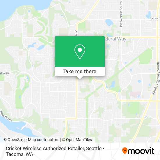 Cricket Wireless Authorized Retailer map