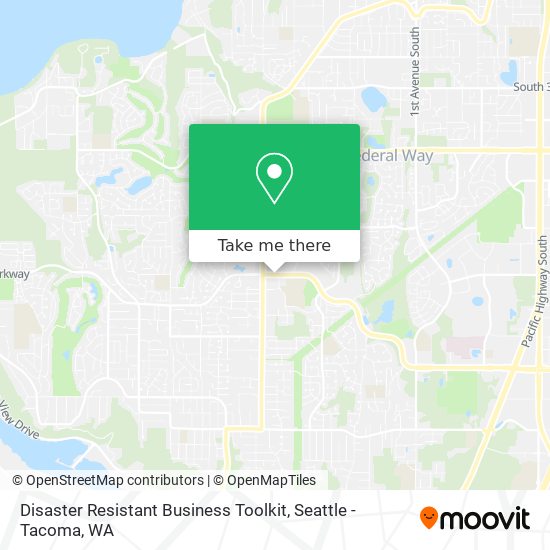 Disaster Resistant Business Toolkit map