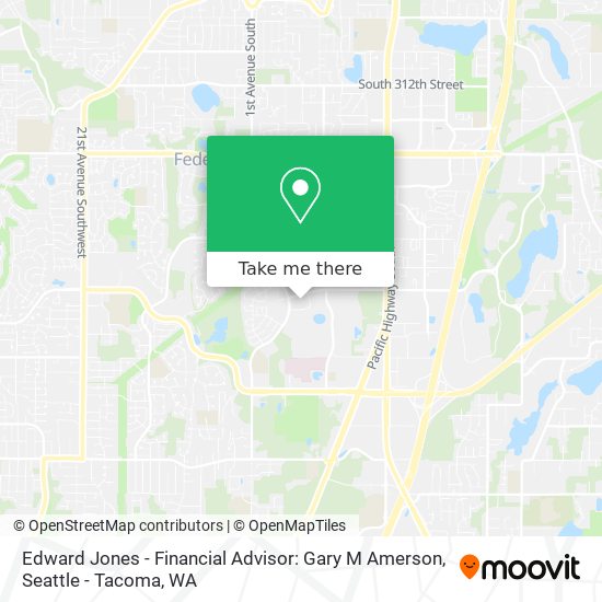 Mapa de Edward Jones - Financial Advisor: Gary M Amerson