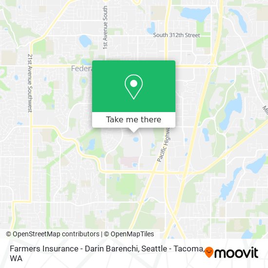 Farmers Insurance - Darin Barenchi map