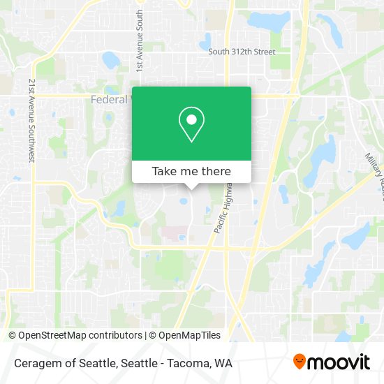 Ceragem of Seattle map