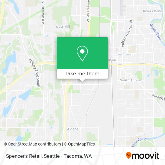 Spencer's Retail map