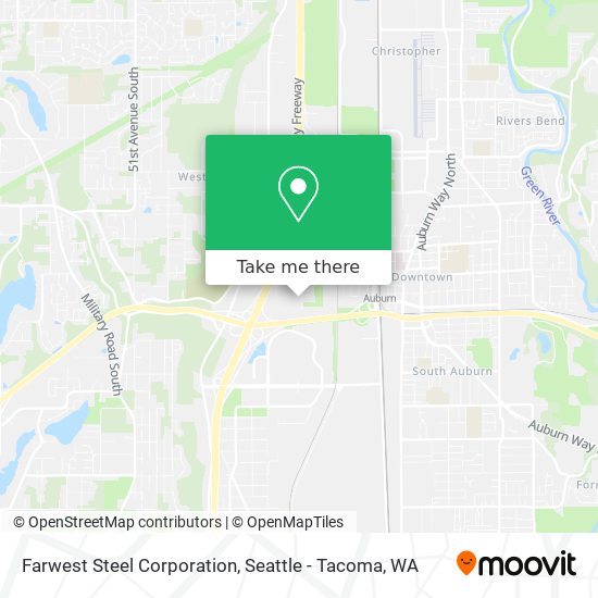 Farwest Steel Corporation map