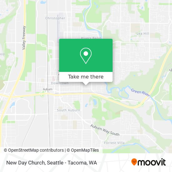 New Day Church map
