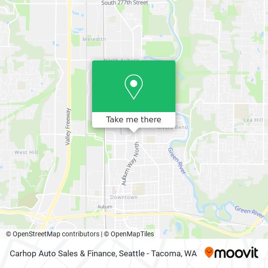 Carhop Auto Sales & Finance map