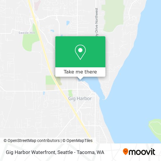 Gig Harbor Waterfront map