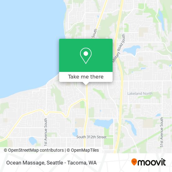 Ocean Massage map