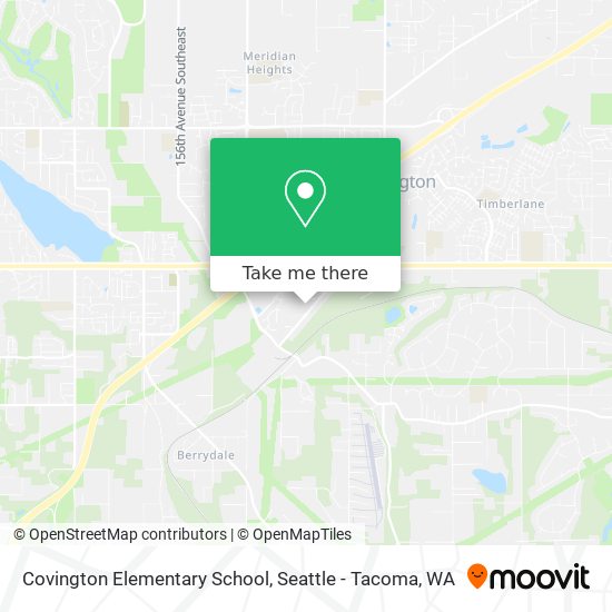 Covington Elementary School map
