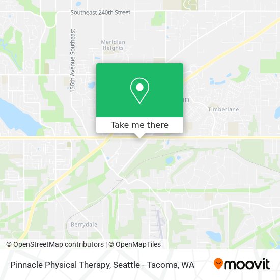 Pinnacle Physical Therapy map