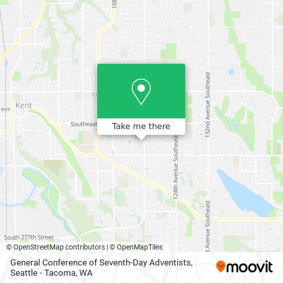 General Conference of Seventh-Day Adventists map