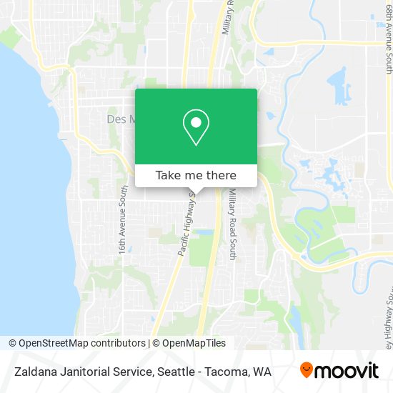 Zaldana Janitorial Service map