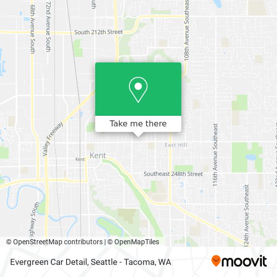 Evergreen Car Detail map