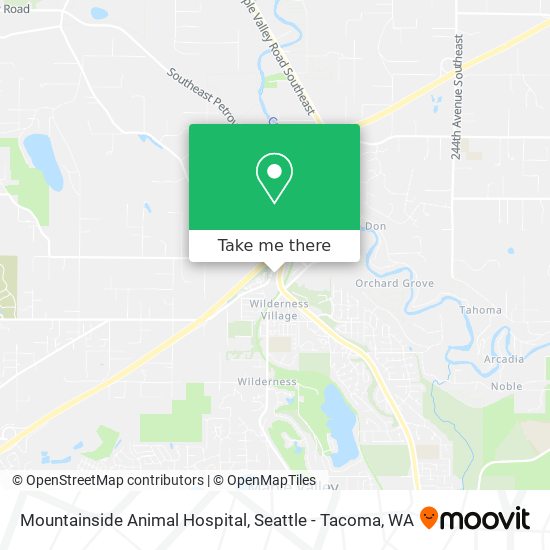 Mountainside Animal Hospital map