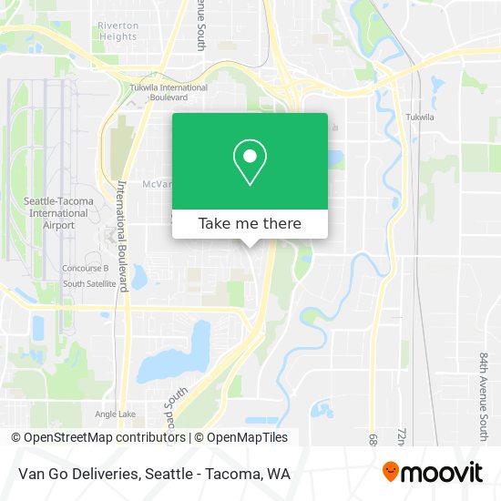 Van Go Deliveries map