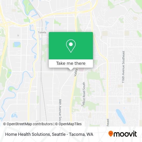 Home Health Solutions map