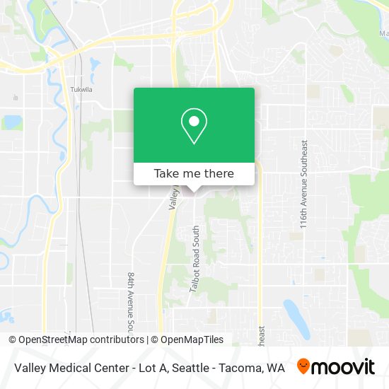 Mapa de Valley Medical Center - Lot A