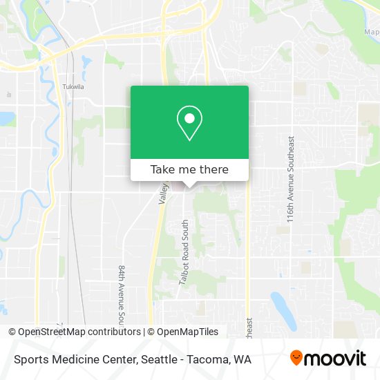 Sports Medicine Center map