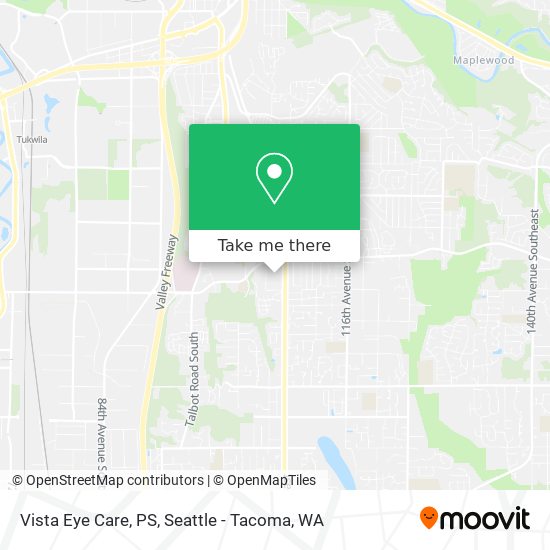 Vista Eye Care, PS map