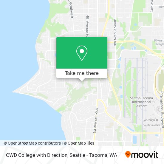 CWD College with Direction map