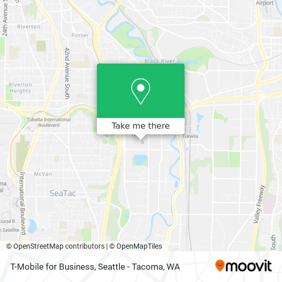 T-Mobile for Business map
