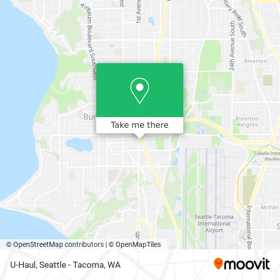 U-Haul map