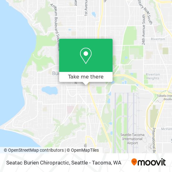 Seatac Burien Chiropractic map