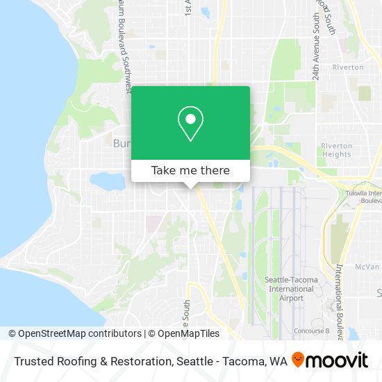 Trusted Roofing & Restoration map