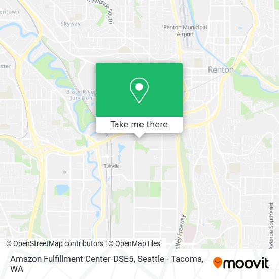 Amazon Fulfillment Center-DSE5 map