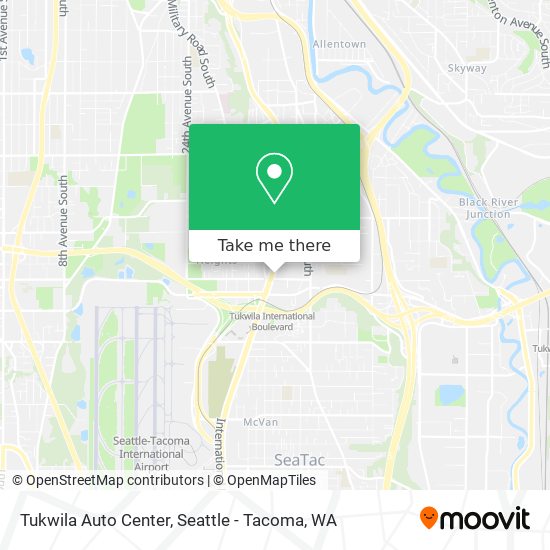 Mapa de Tukwila Auto Center