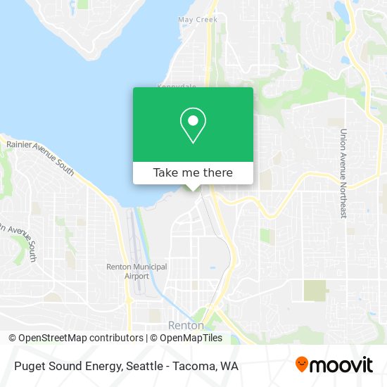Mapa de Puget Sound Energy