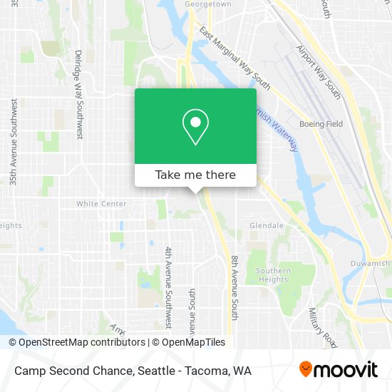 Camp Second Chance map