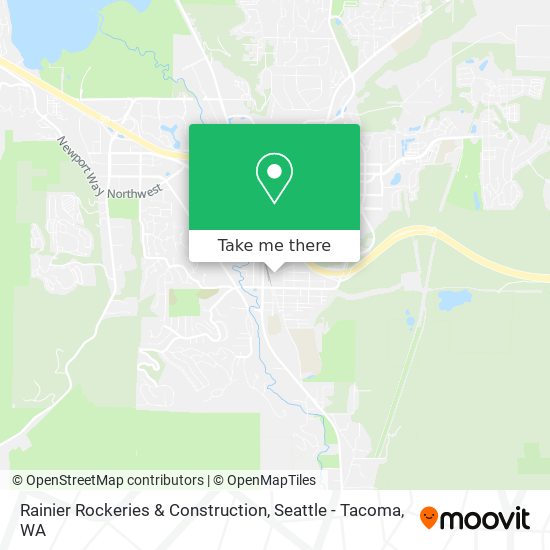 Rainier Rockeries & Construction map