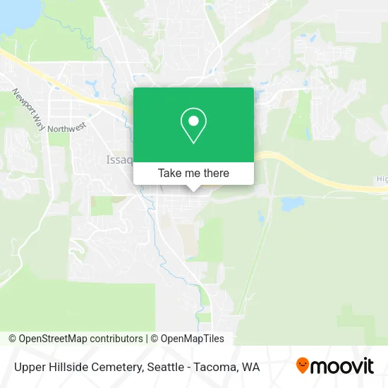 Mapa de Upper Hillside Cemetery
