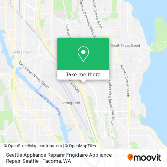 Mapa de Seattle Appliance Repairir Frigidaire Appliance Repair