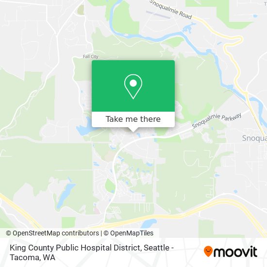 Mapa de King County Public Hospital District