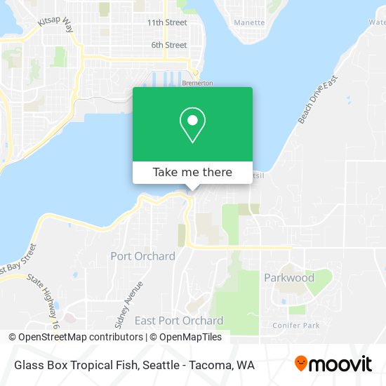 Mapa de Glass Box Tropical Fish