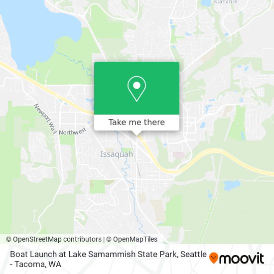 Mapa de Boat Launch at Lake Samammish State Park