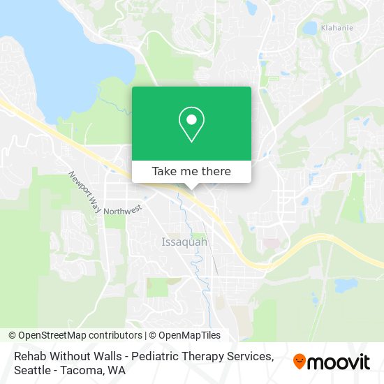 Mapa de Rehab Without Walls - Pediatric Therapy Services