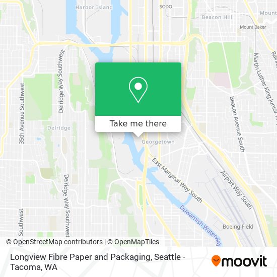 Longview Fibre Paper and Packaging map