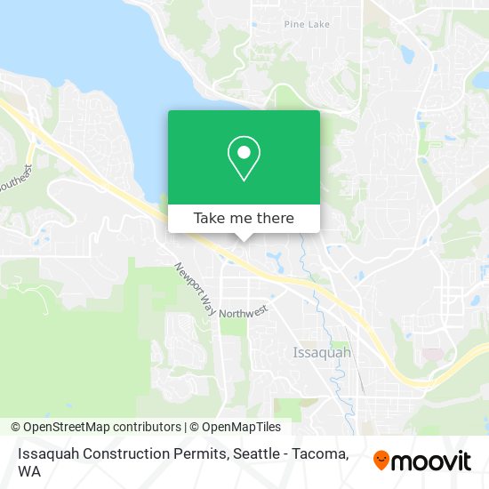 Issaquah Construction Permits map