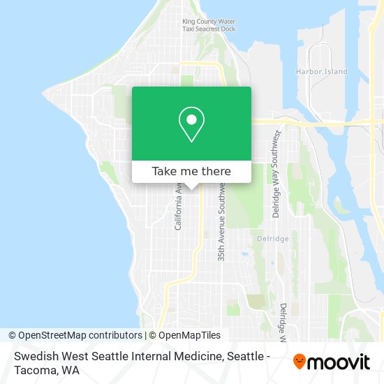 Swedish West Seattle Internal Medicine map