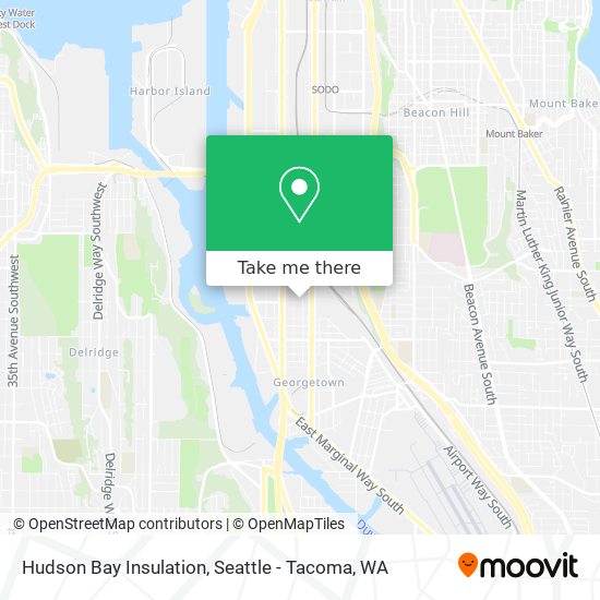 Mapa de Hudson Bay Insulation