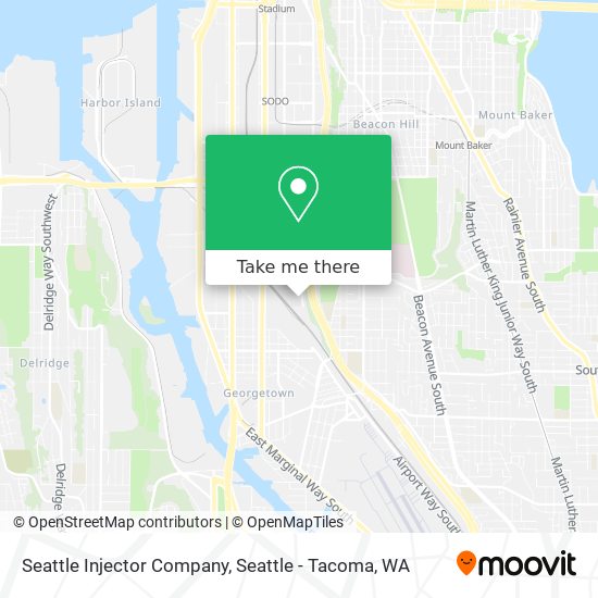 Mapa de Seattle Injector Company
